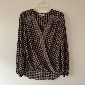 MAX Studio V Neck Blouse Medium